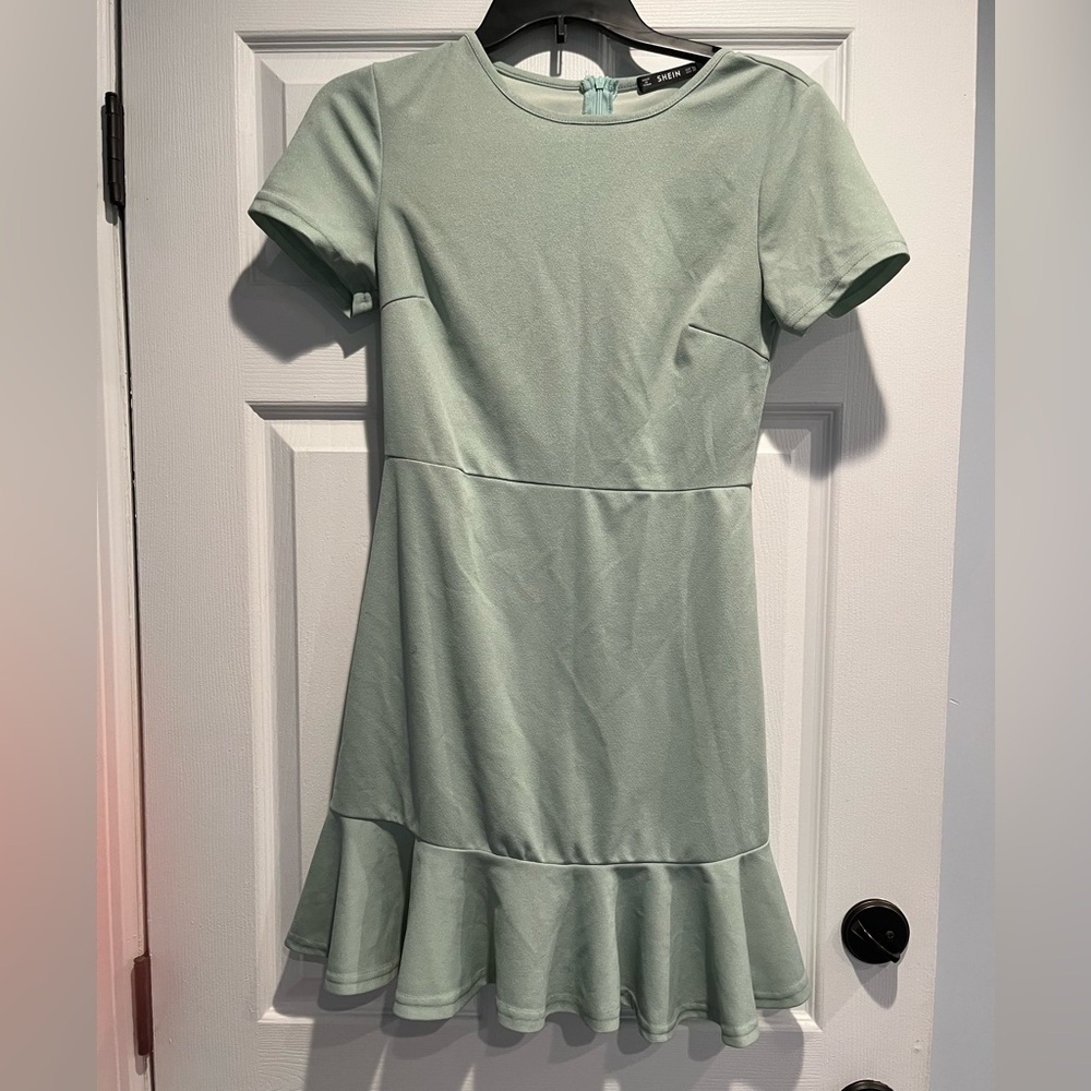 SHEIN Light Green Dress